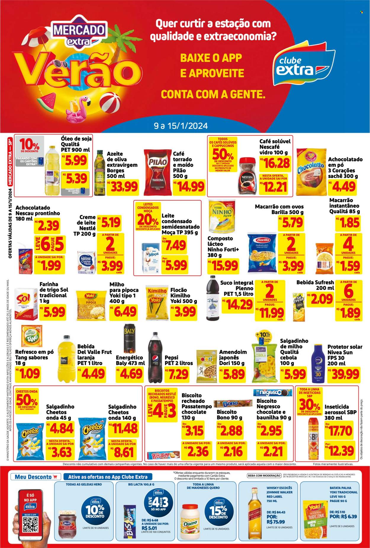 Folheto Mercado Extra - 09/01/2024 - 15/01/2024. Página 1