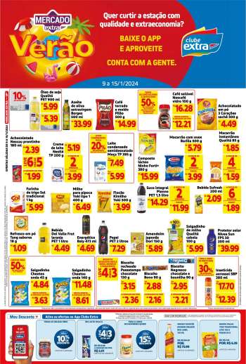 Folheto Mercado Extra - 09/01/2024 - 15/01/2024.