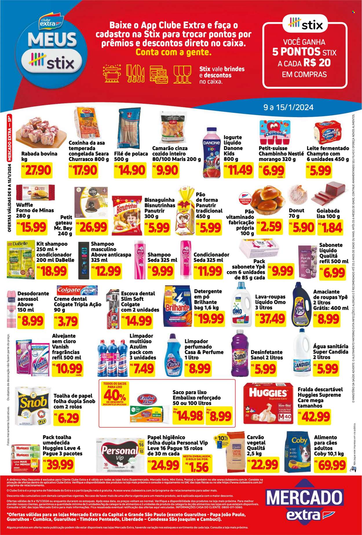 Folheto Mercado Extra - 09/01/2024 - 15/01/2024. Página 3