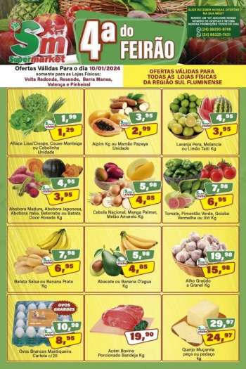 Folheto Rede Supermarket - 10/01/2024 - 10/01/2024.