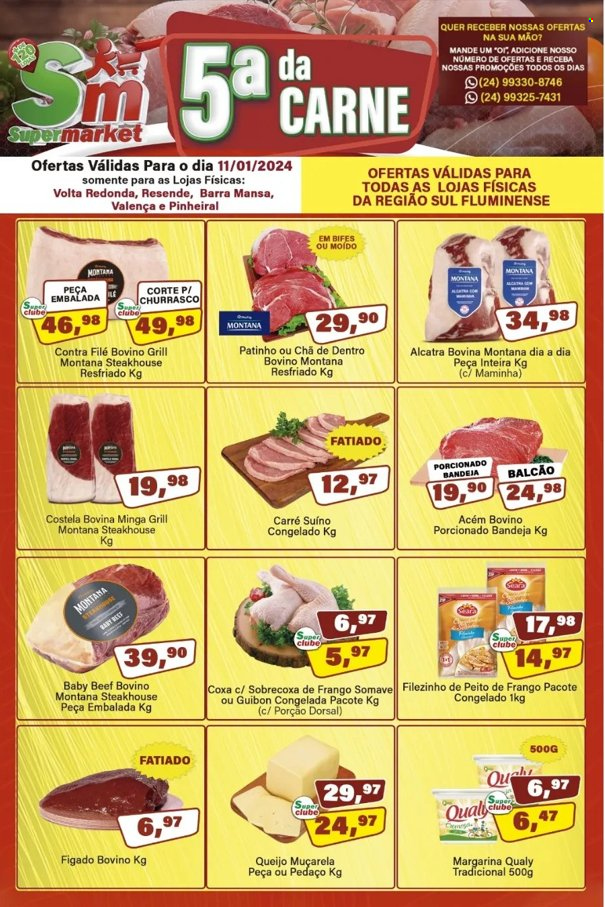 Folheto Rede Supermarket - 11/01/2024 - 11/01/2024. Página 1