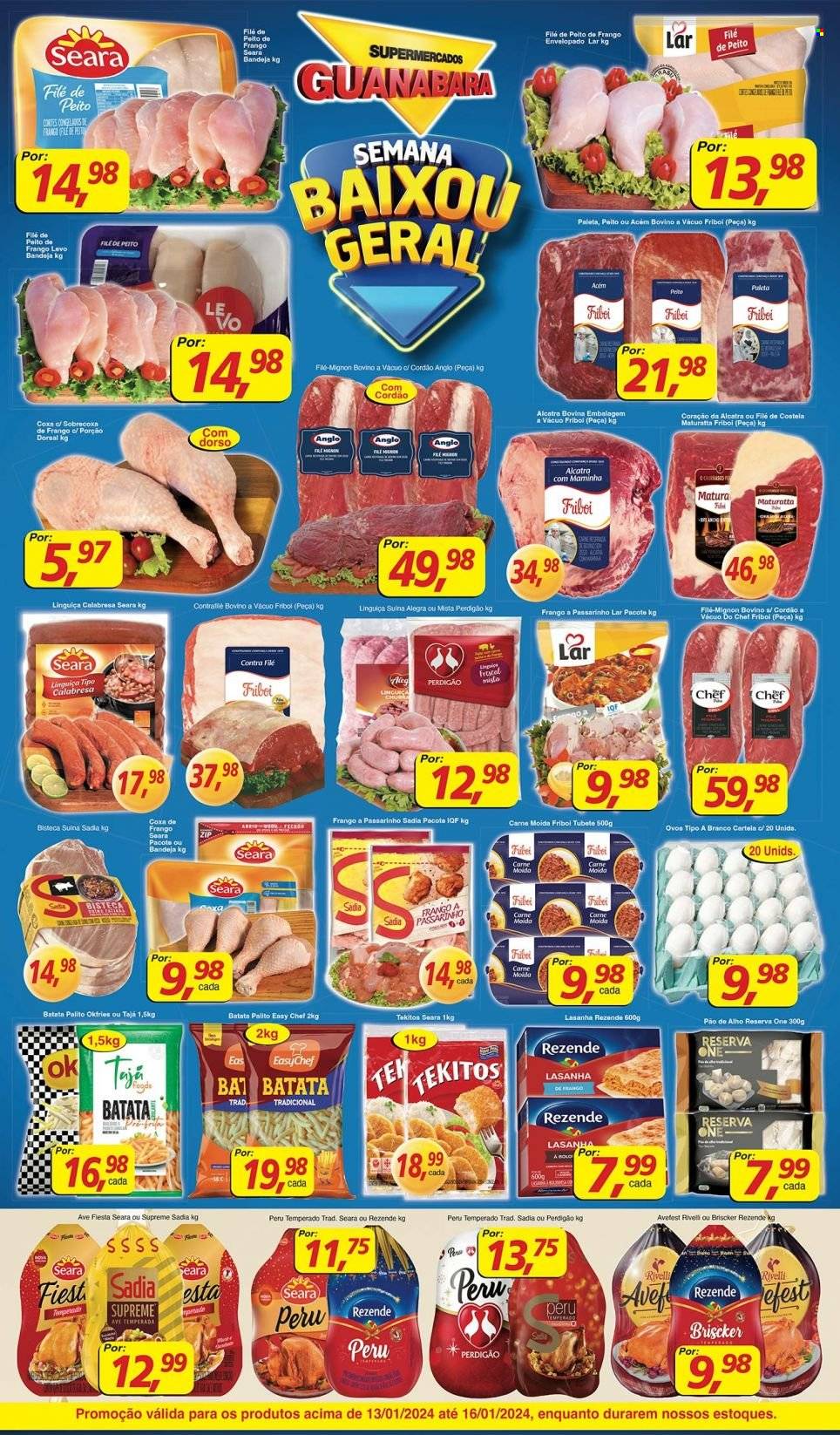 Folheto Supermercados Guanabara - 13/01/2024 - 16/01/2024. Página 4
