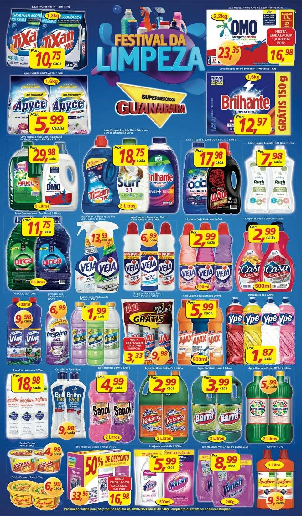 Folheto Supermercados Guanabara - 13/01/2024 - 16/01/2024. Página 7