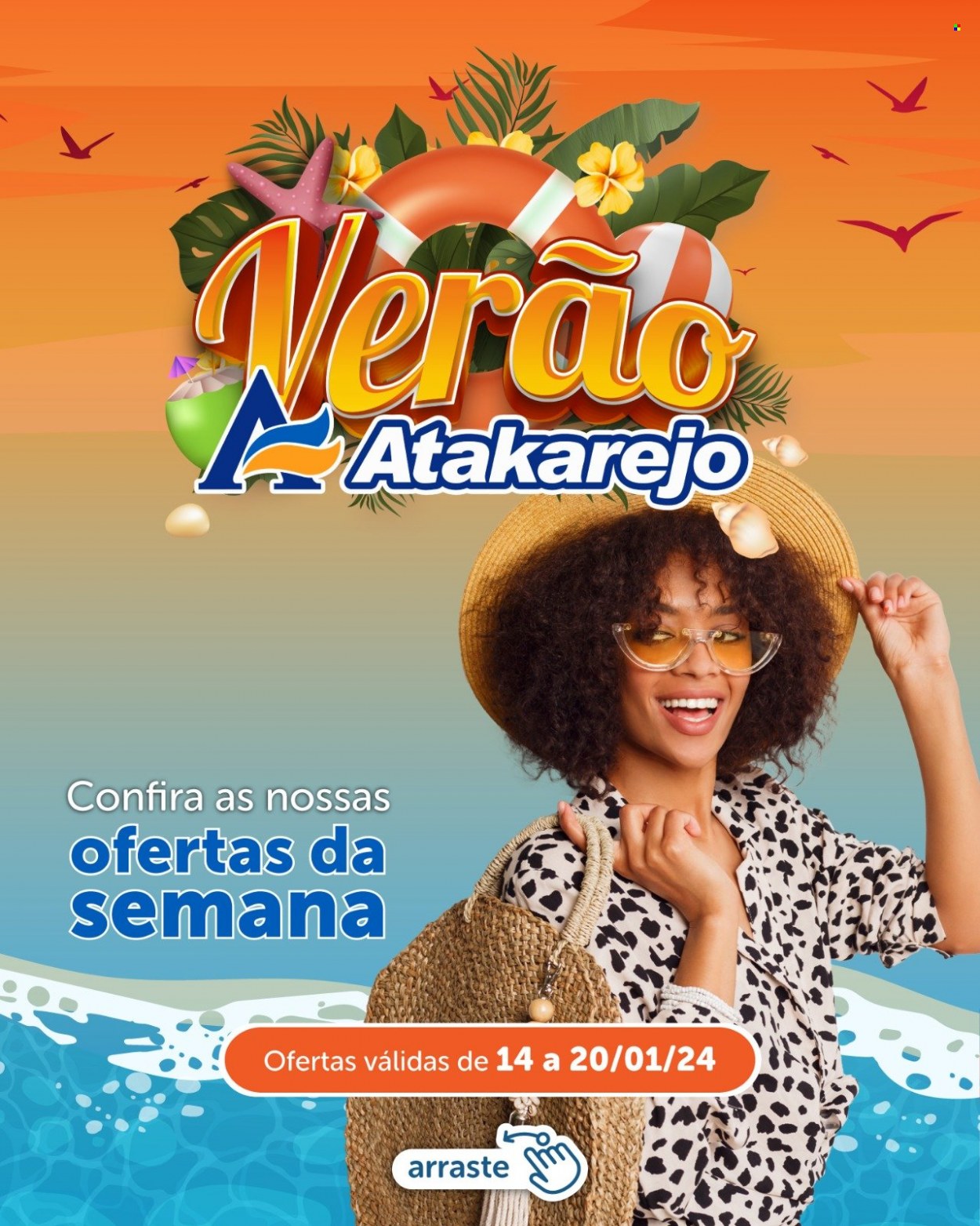 Folheto Atakadão Atakarejo - 14/01/2024 - 20/01/2024. Página 1
