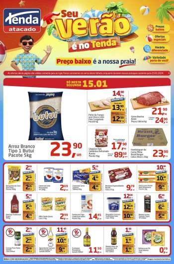 Folheto Tenda Atacado - 15/01/2024 - 15/01/2024.