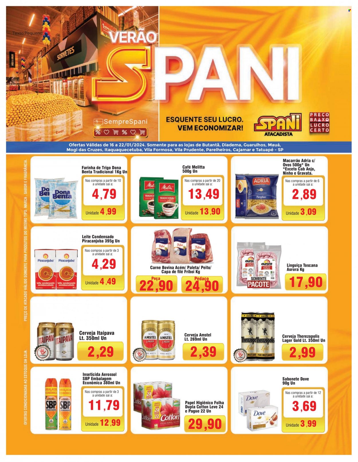 Folheto Spani Atacadista - 16/01/2024 - 22/01/2024. Página 1