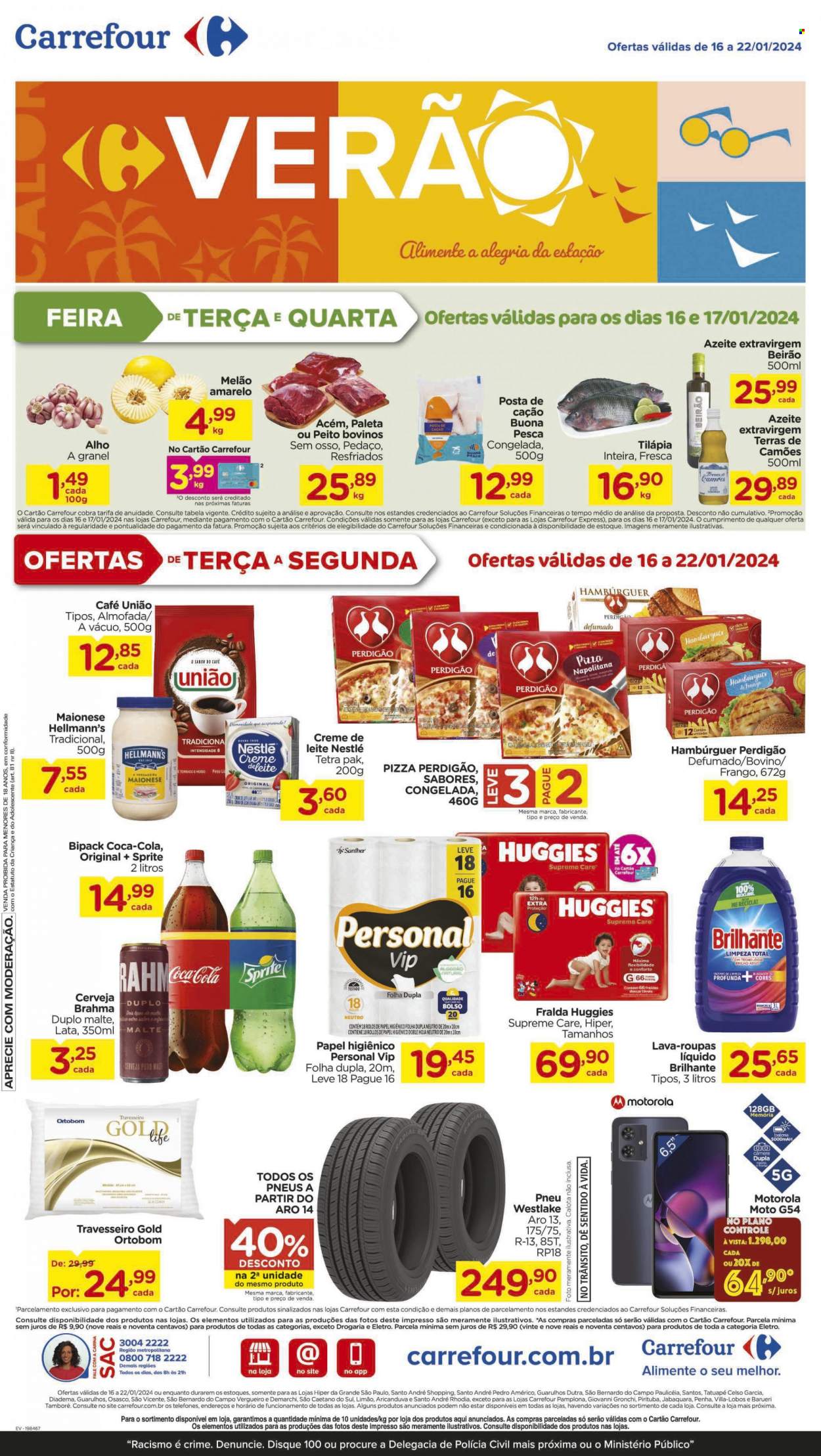 Folheto Carrefour Hiper - 16/01/2024 - 22/01/2024. Página 1