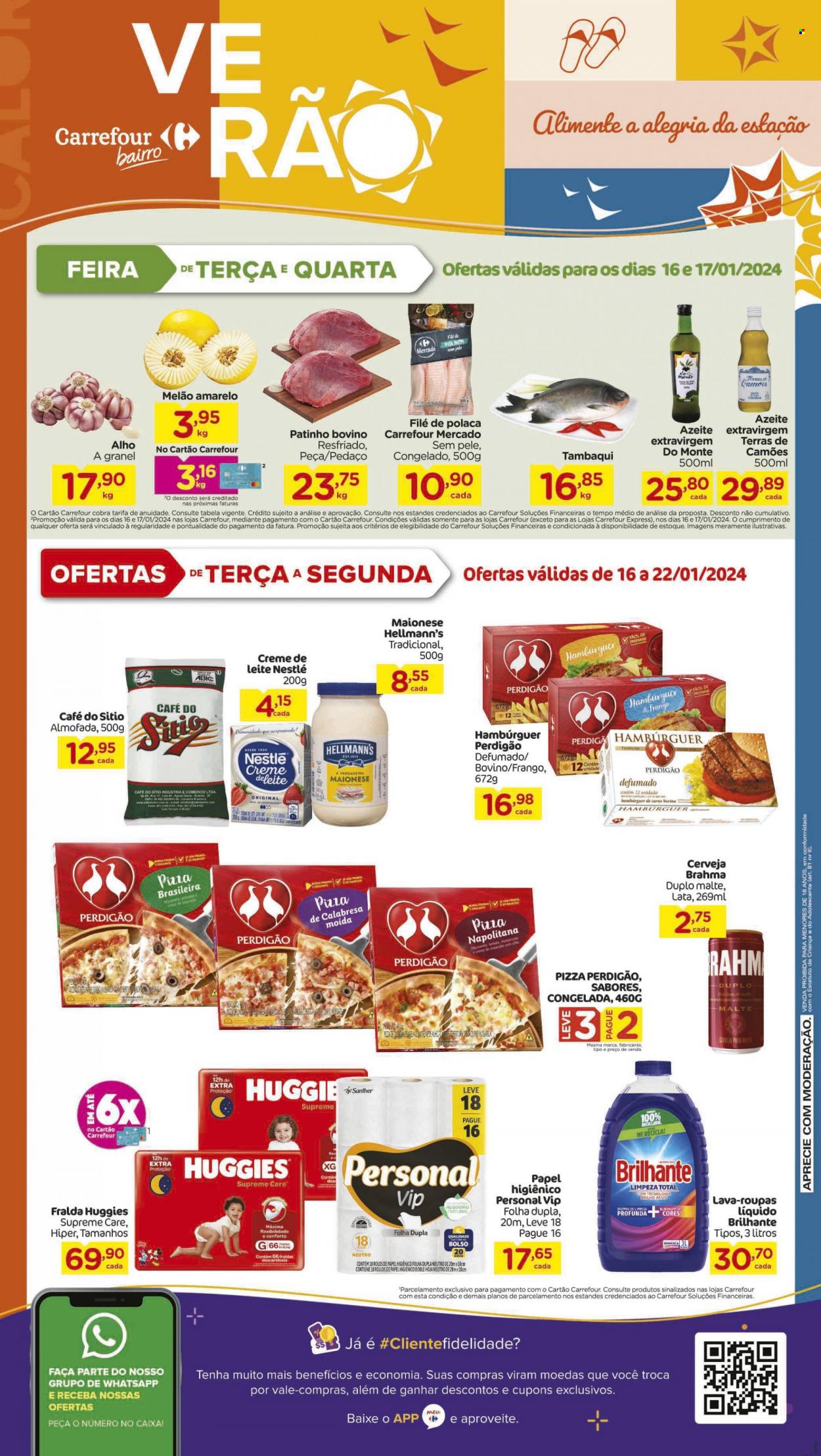 Folheto Carrefour Bairro - 16/01/2024 - 22/01/2024. Página 1