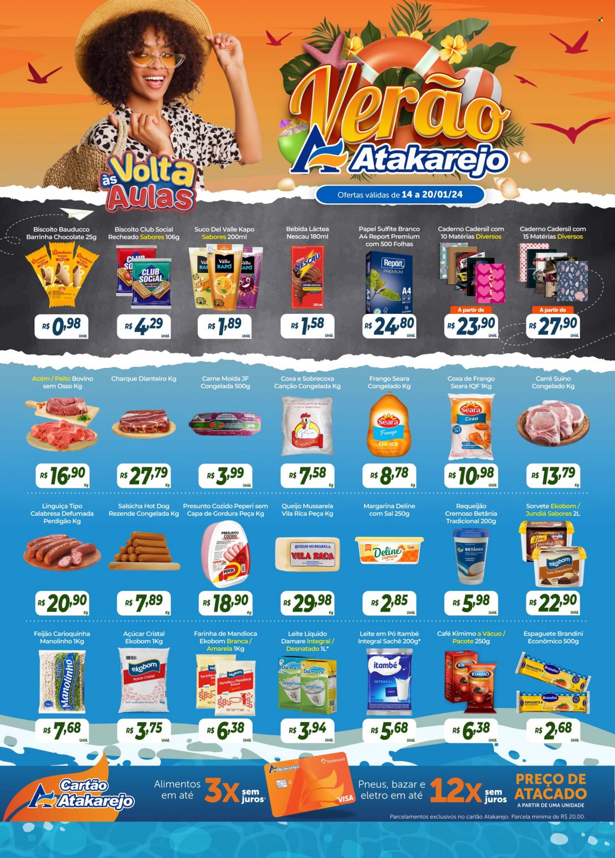 Folheto Atakadão Atakarejo - 14/01/2024 - 20/01/2024. Página 1