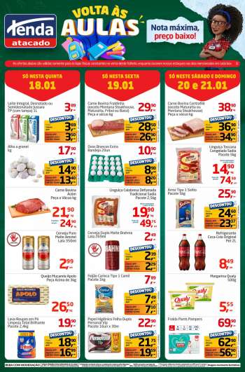Folheto Tenda Atacado - 18/01/2024 - 21/01/2024.
