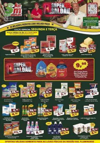 Folheto Rede Supermarket - 22/01/2024 - 23/01/2024.