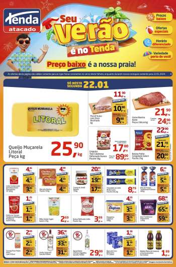 Folheto Tenda Atacado - 22/01/2024 - 22/01/2024.