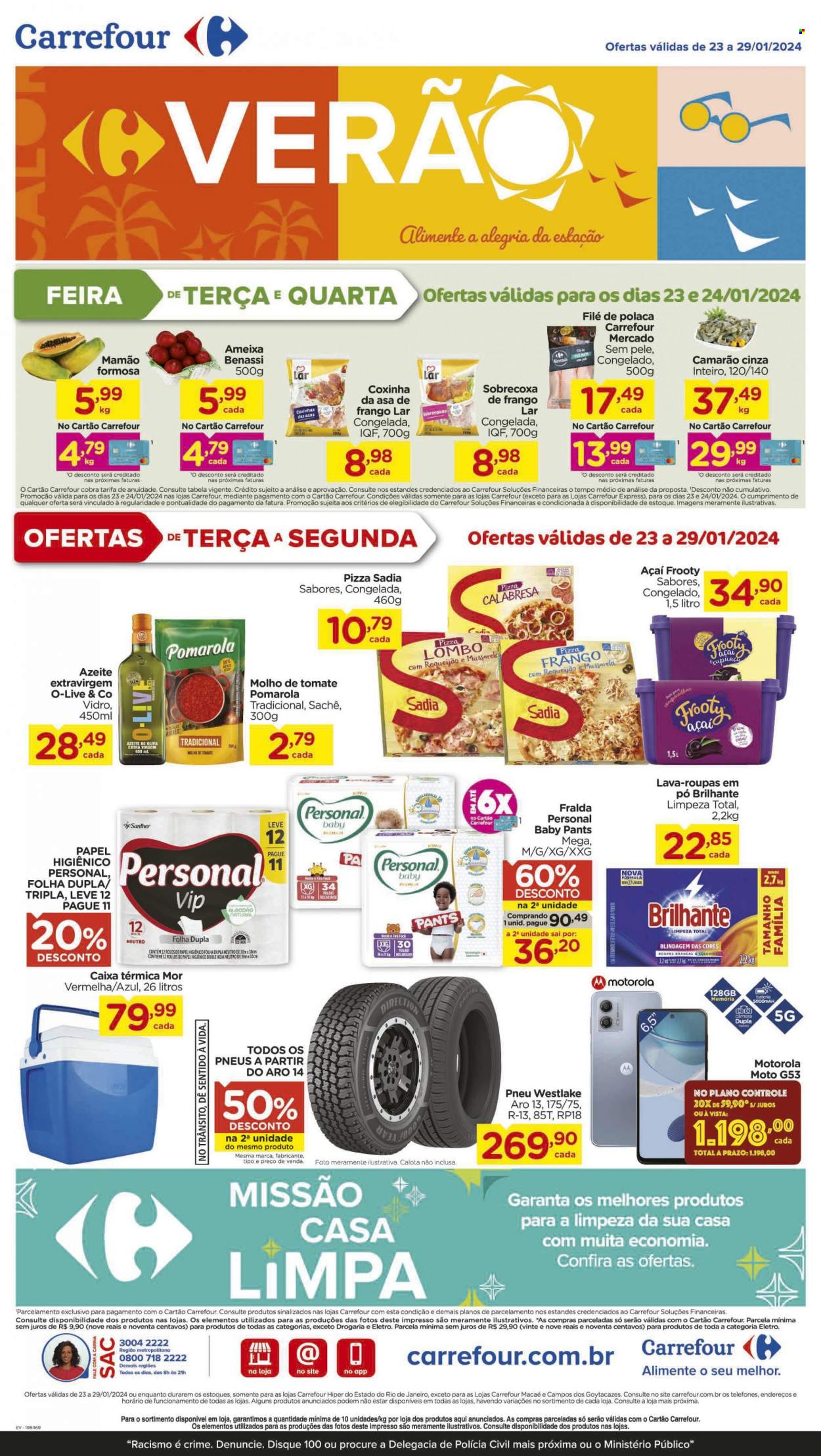 Folheto Carrefour Hiper - 23/01/2024 - 29/01/2024. Página 1