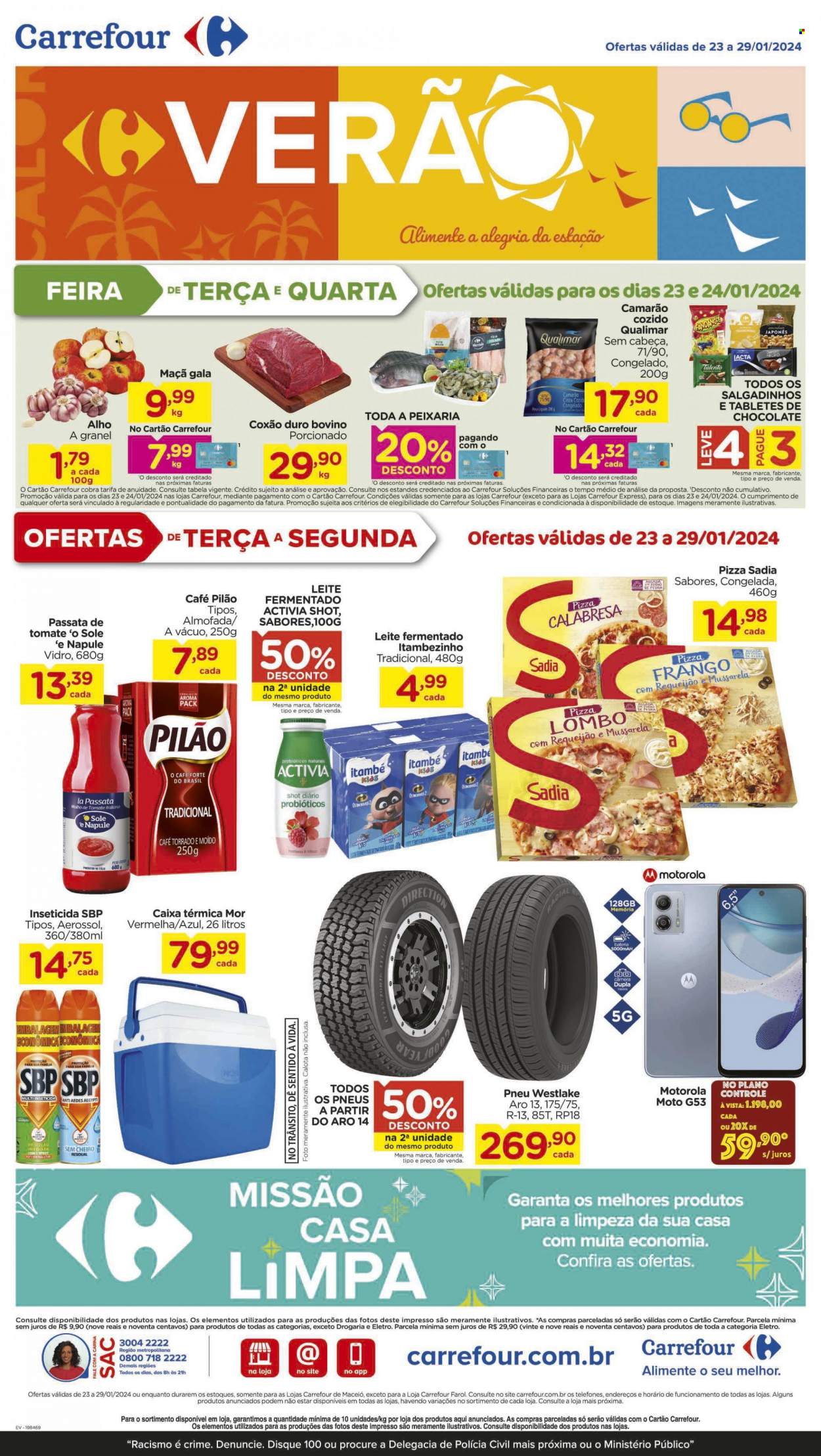 Folheto Carrefour Hiper - 23/01/2024 - 29/01/2024. Página 1