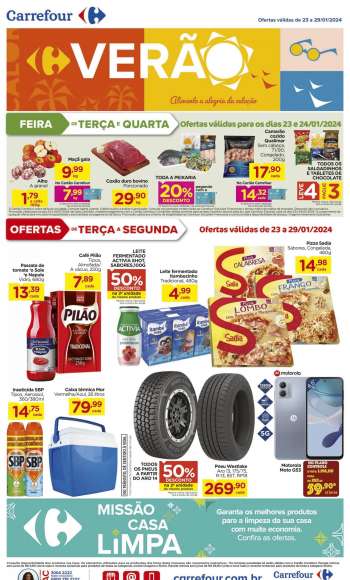 Folheto Carrefour Hiper - 23/01/2024 - 29/01/2024.