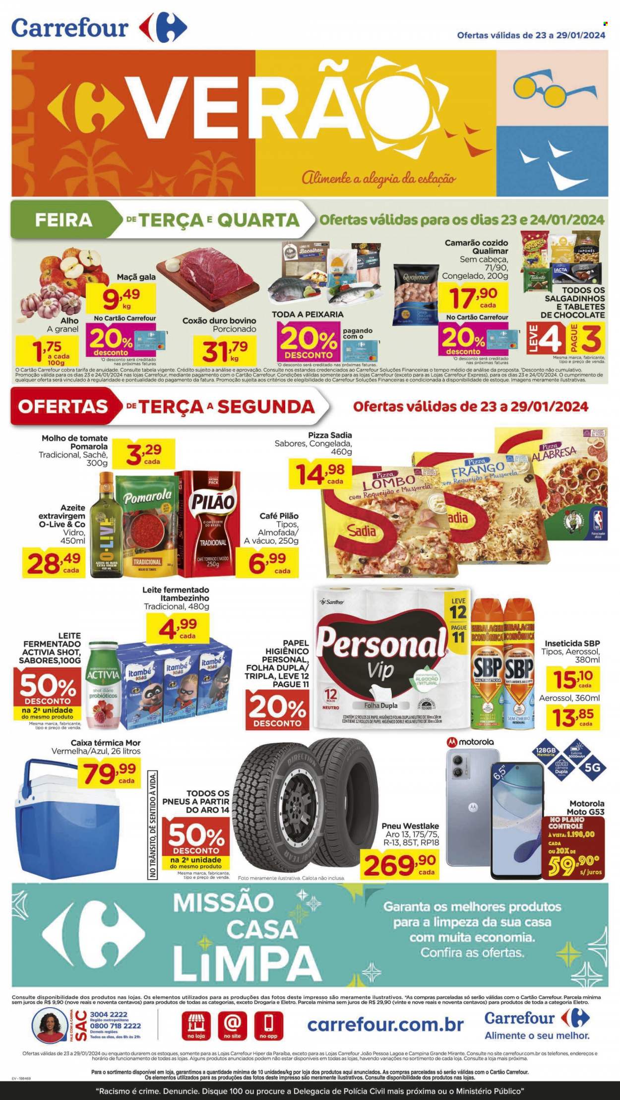 Folheto Carrefour Hiper - 23/01/2024 - 29/01/2024. Página 1