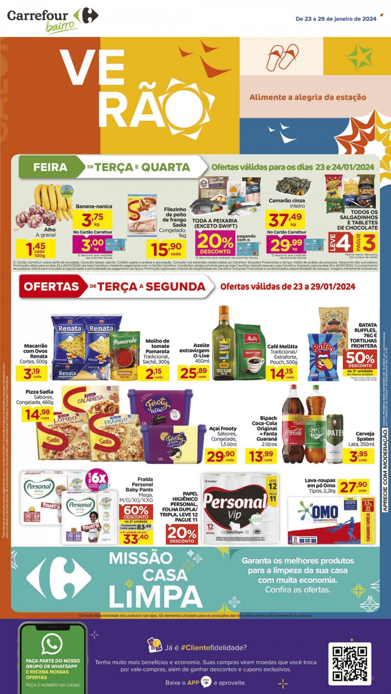 Folheto Carrefour Bairro - 23/01/2024 - 29/01/2024. Página 1