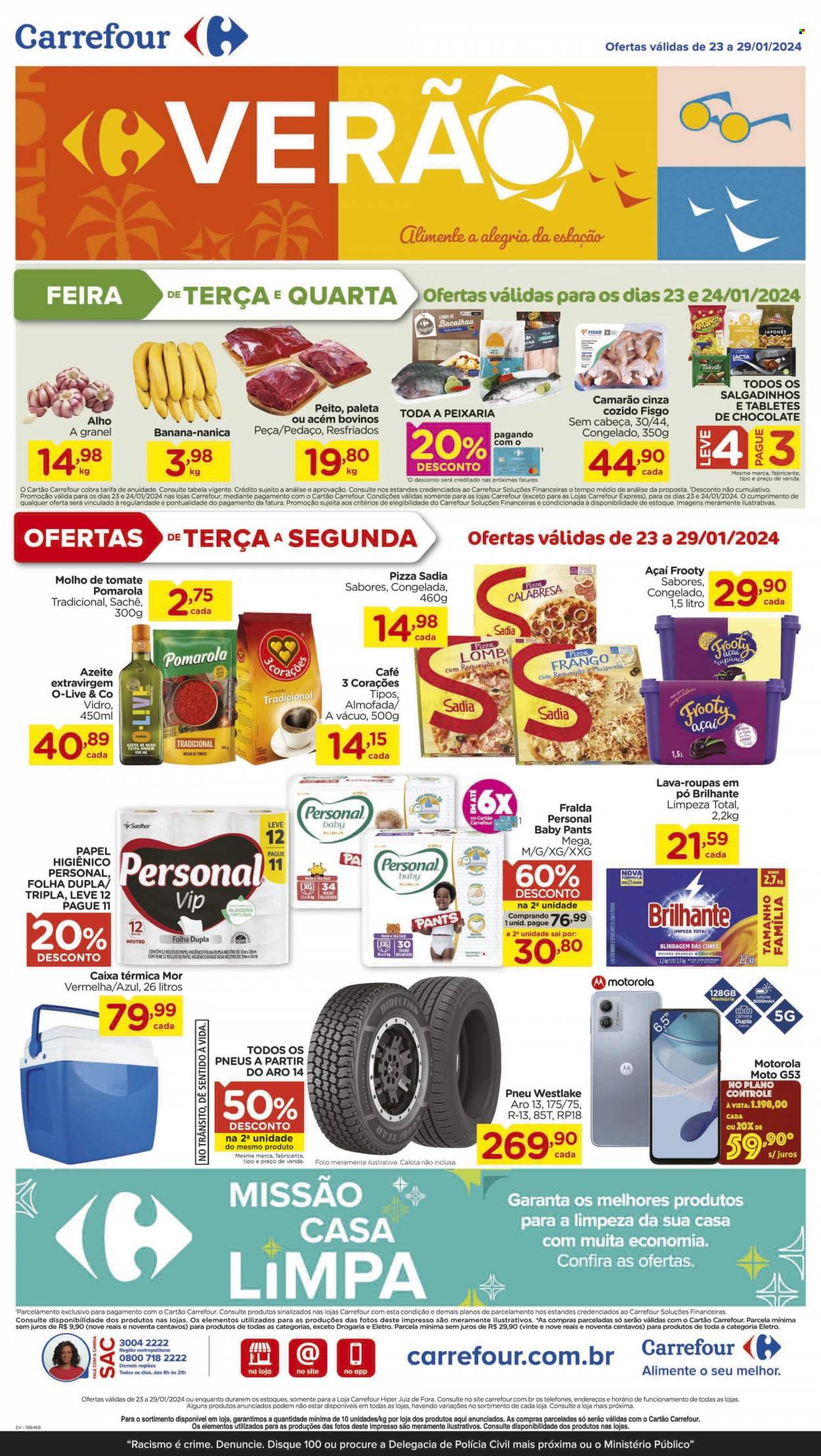 Folheto Carrefour Hiper - 23/01/2024 - 29/01/2024. Página 1