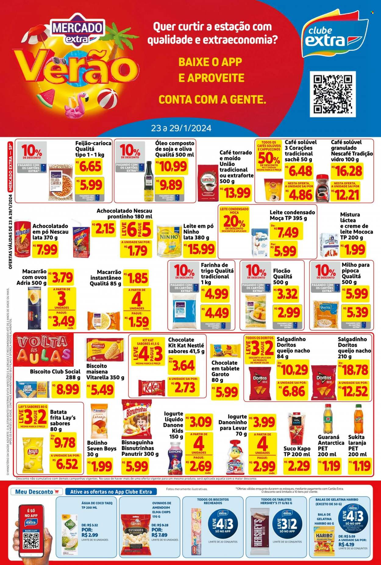 Folheto Mercado Extra - 23/01/2024 - 29/01/2024. Página 1