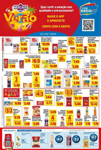 Folheto Mercado Extra - 23/01/2024 - 29/01/2024.