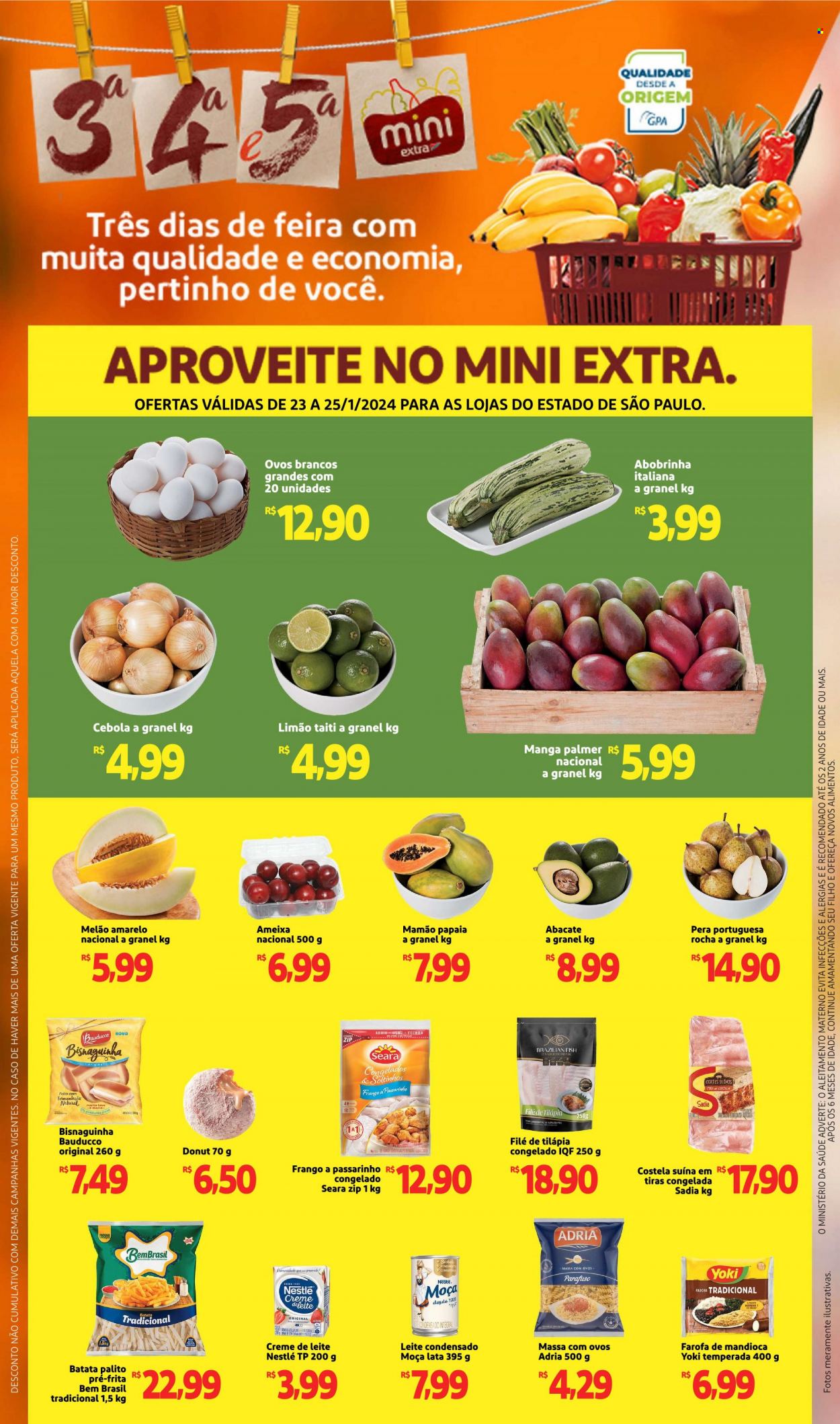 Folheto Mini Extra - 23/01/2024 - 25/01/2024. Página 1