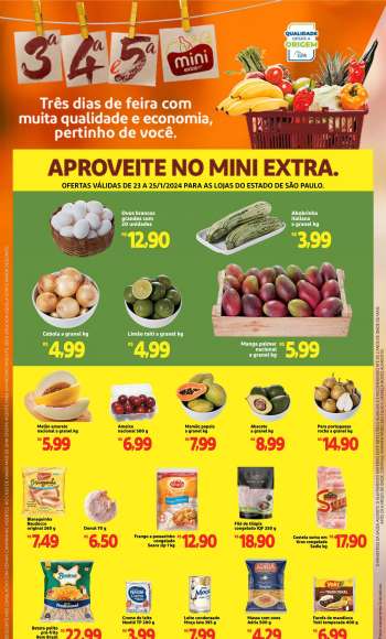 Folheto Mini Extra - 23/01/2024 - 25/01/2024.