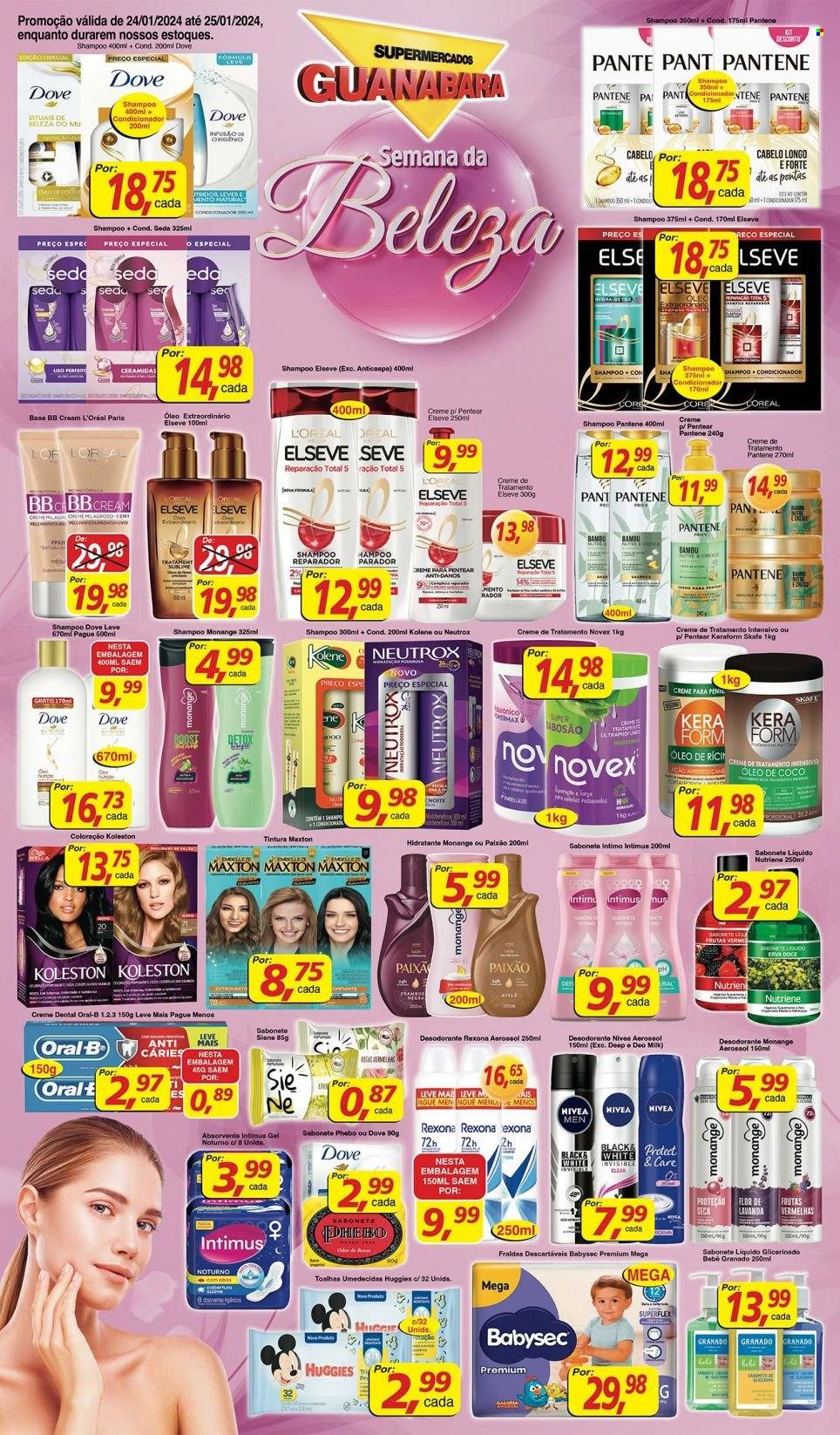 Folheto Supermercados Guanabara - 24/01/2024 - 25/01/2024. Página 1