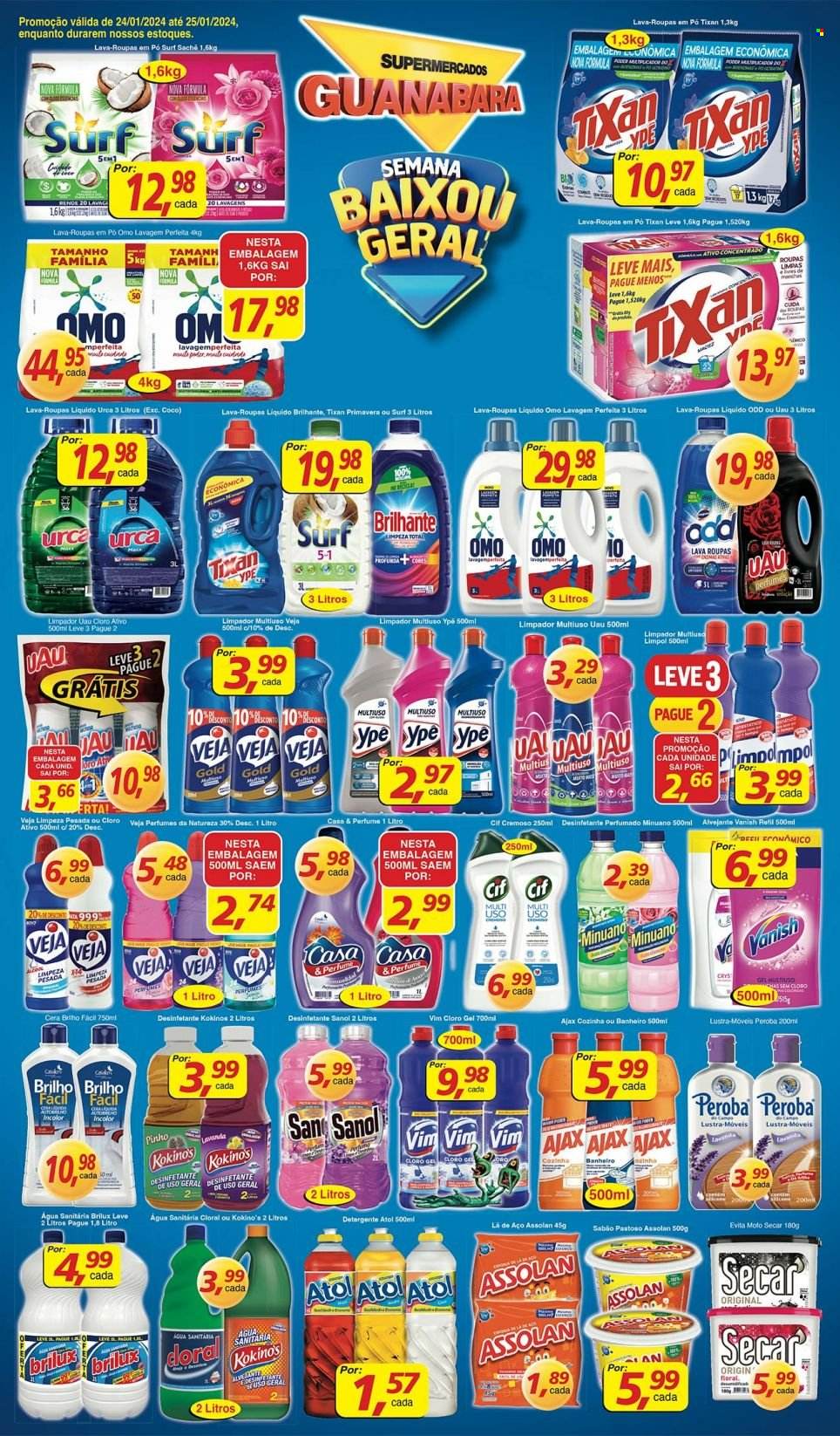 Folheto Supermercados Guanabara - 24/01/2024 - 25/01/2024. Página 7
