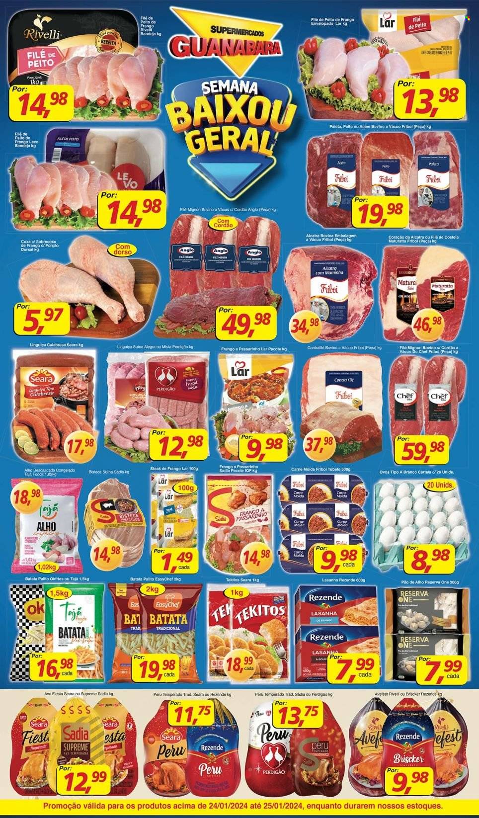 Folheto Supermercados Guanabara - 24/01/2024 - 25/01/2024. Página 9