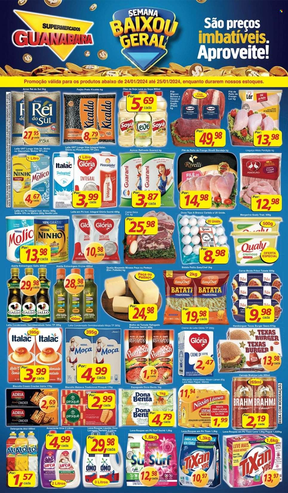 Folheto Supermercados Guanabara - 24/01/2024 - 25/01/2024. Página 12