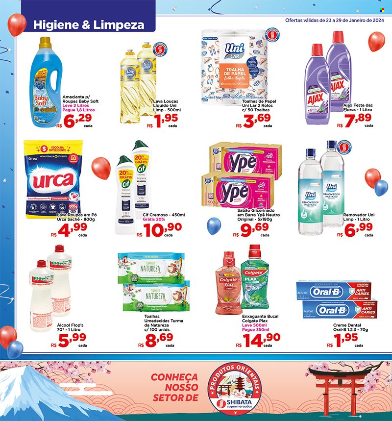Folheto Shibata Supermercados - 23/01/2024 - 29/01/2024. Página 6