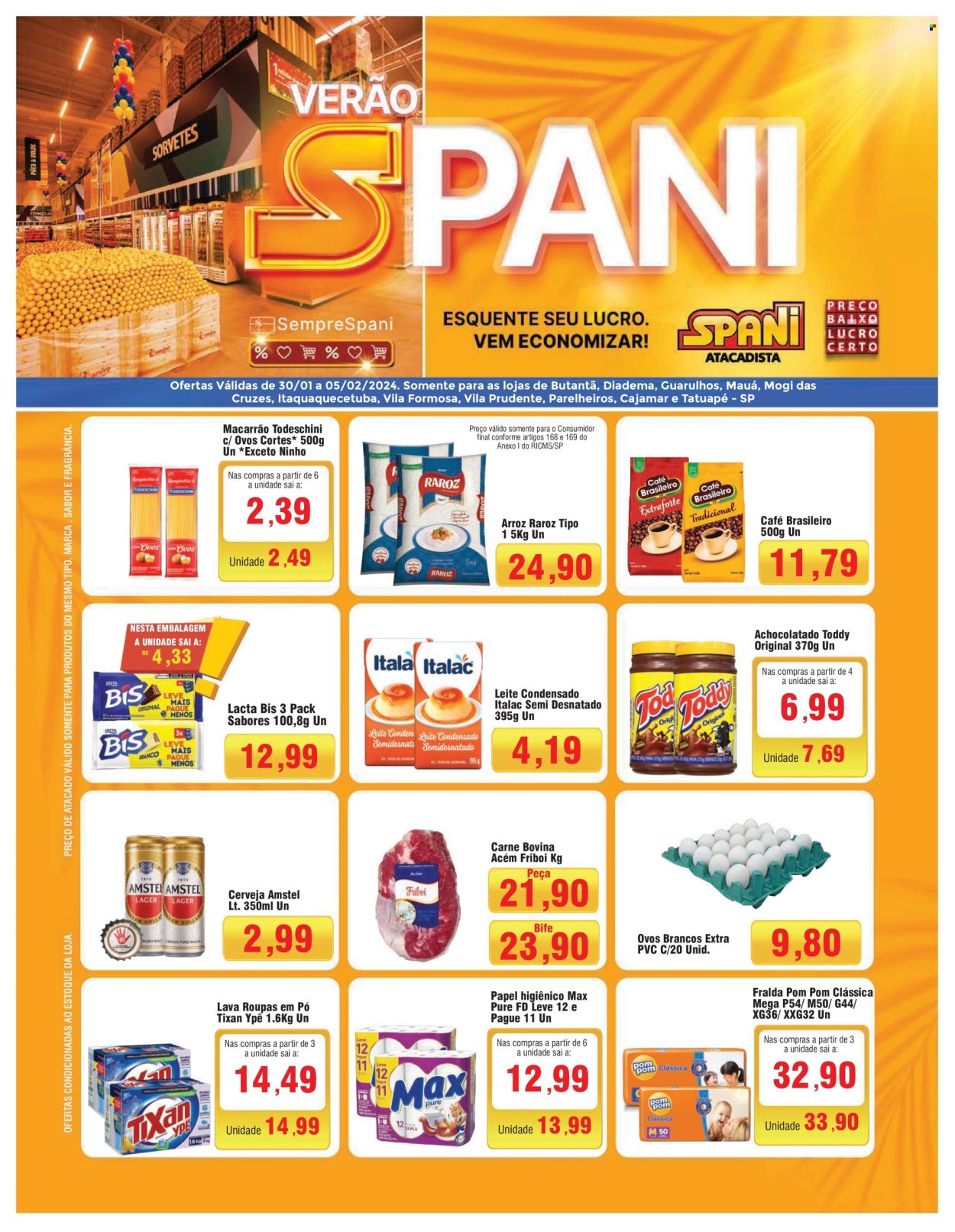 Folheto Spani Atacadista - 30/01/2024 - 05/02/2024. Página 1