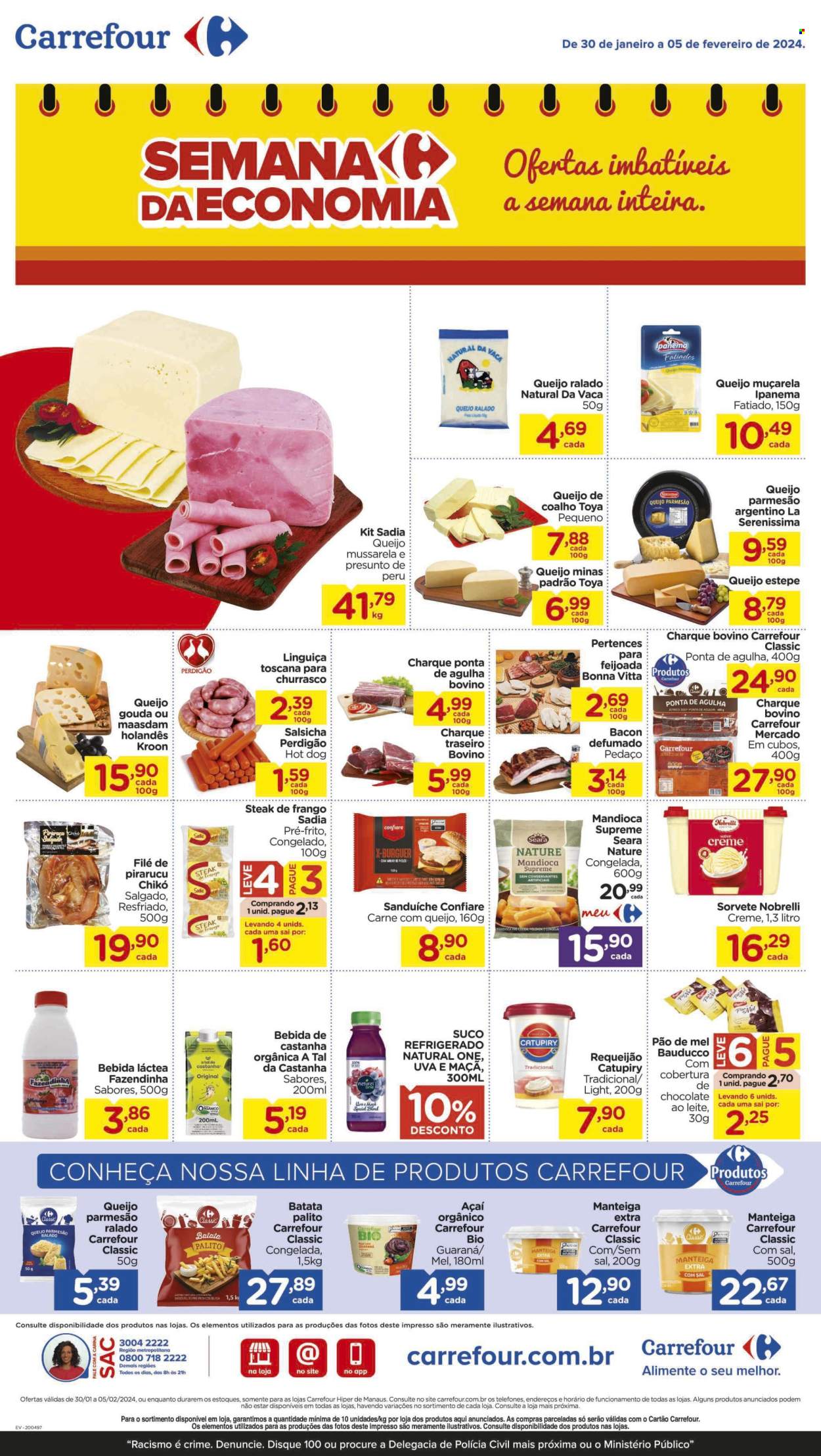 Folheto Carrefour Hiper - 30/01/2024 - 05/02/2024. Página 3