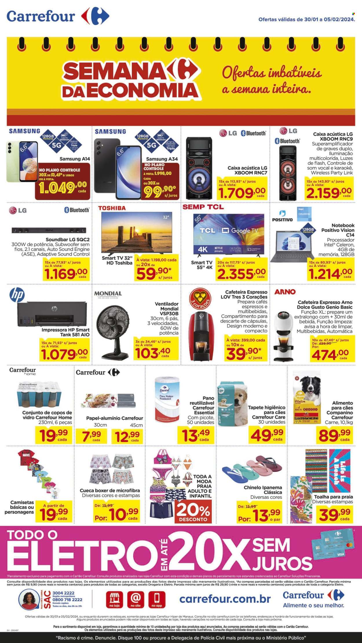 Folheto Carrefour Hiper - 30/01/2024 - 05/02/2024. Página 8