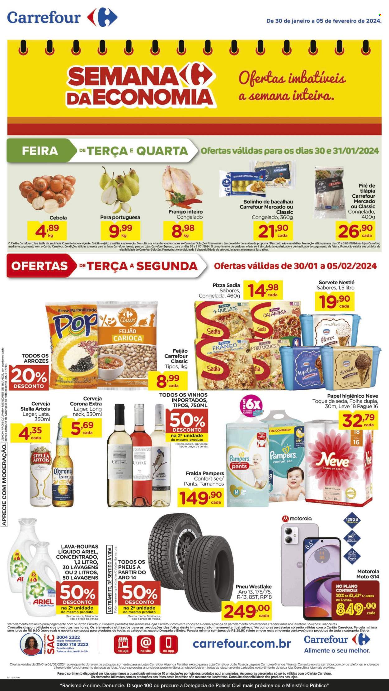 Folheto Carrefour Hiper - 30/01/2024 - 05/02/2024. Página 1
