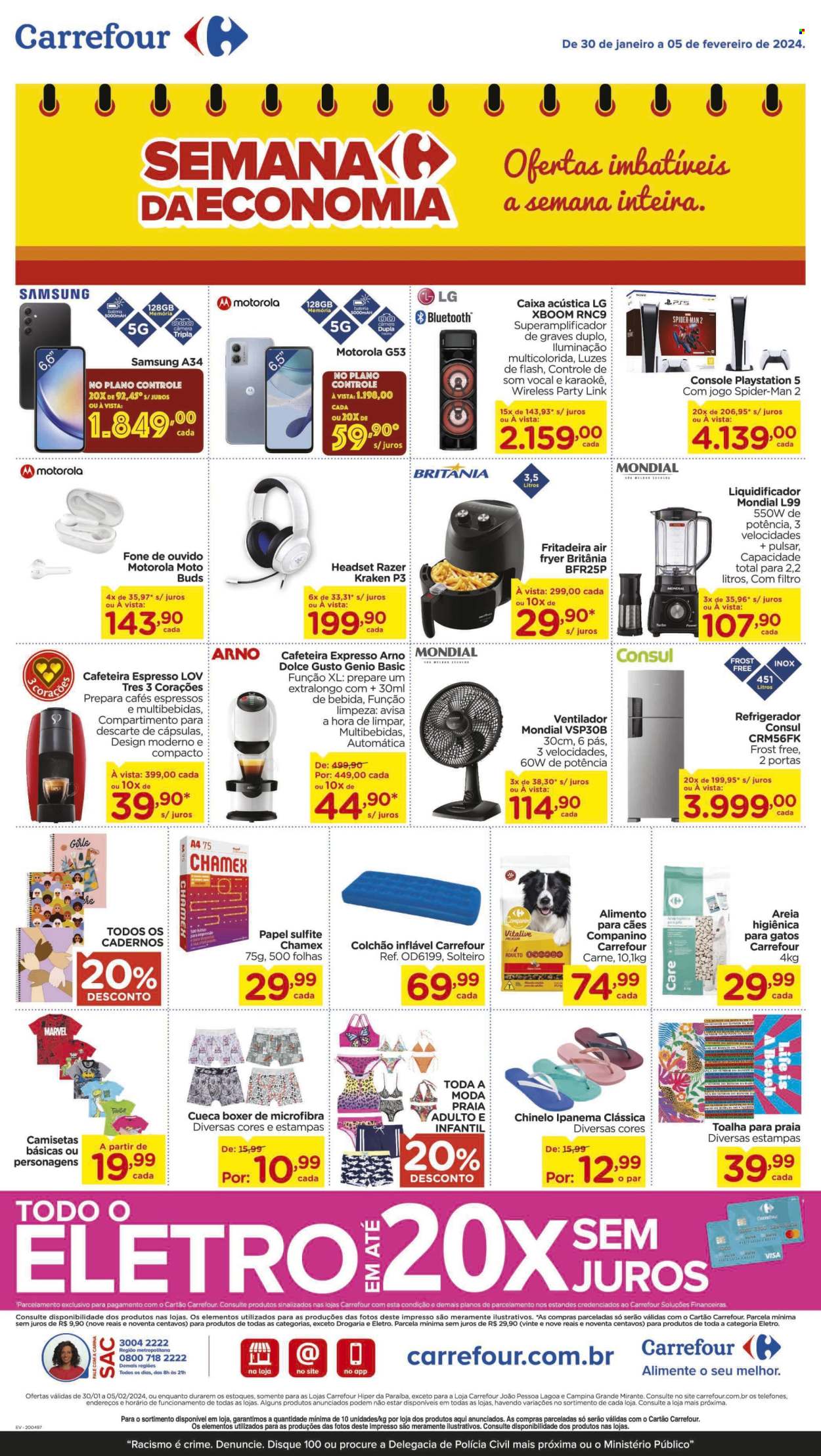 Folheto Carrefour Hiper - 30/01/2024 - 05/02/2024. Página 8