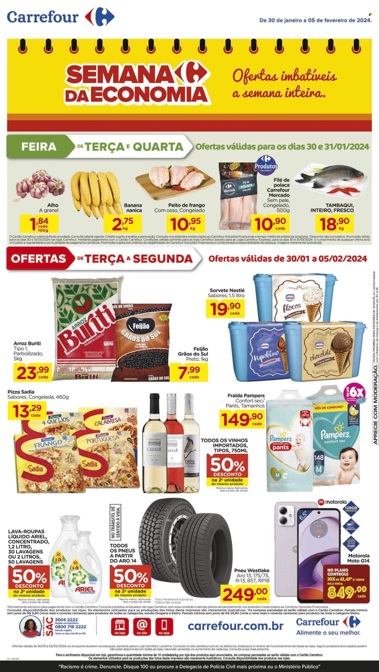 Folheto Carrefour Hiper - 30/01/2024 - 05/02/2024. Página 1