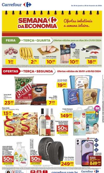 Folheto Carrefour Hiper - 30/01/2024 - 05/02/2024.