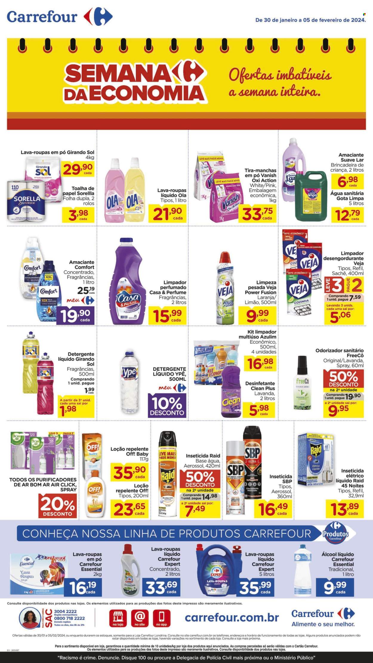 Folheto Carrefour Hiper - 30/01/2024 - 05/02/2024. Página 7