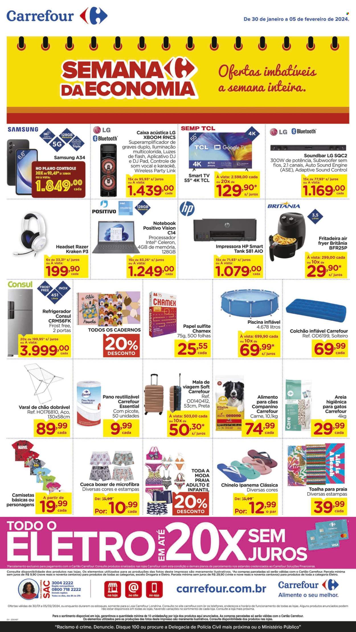 Folheto Carrefour Hiper - 30/01/2024 - 05/02/2024. Página 8