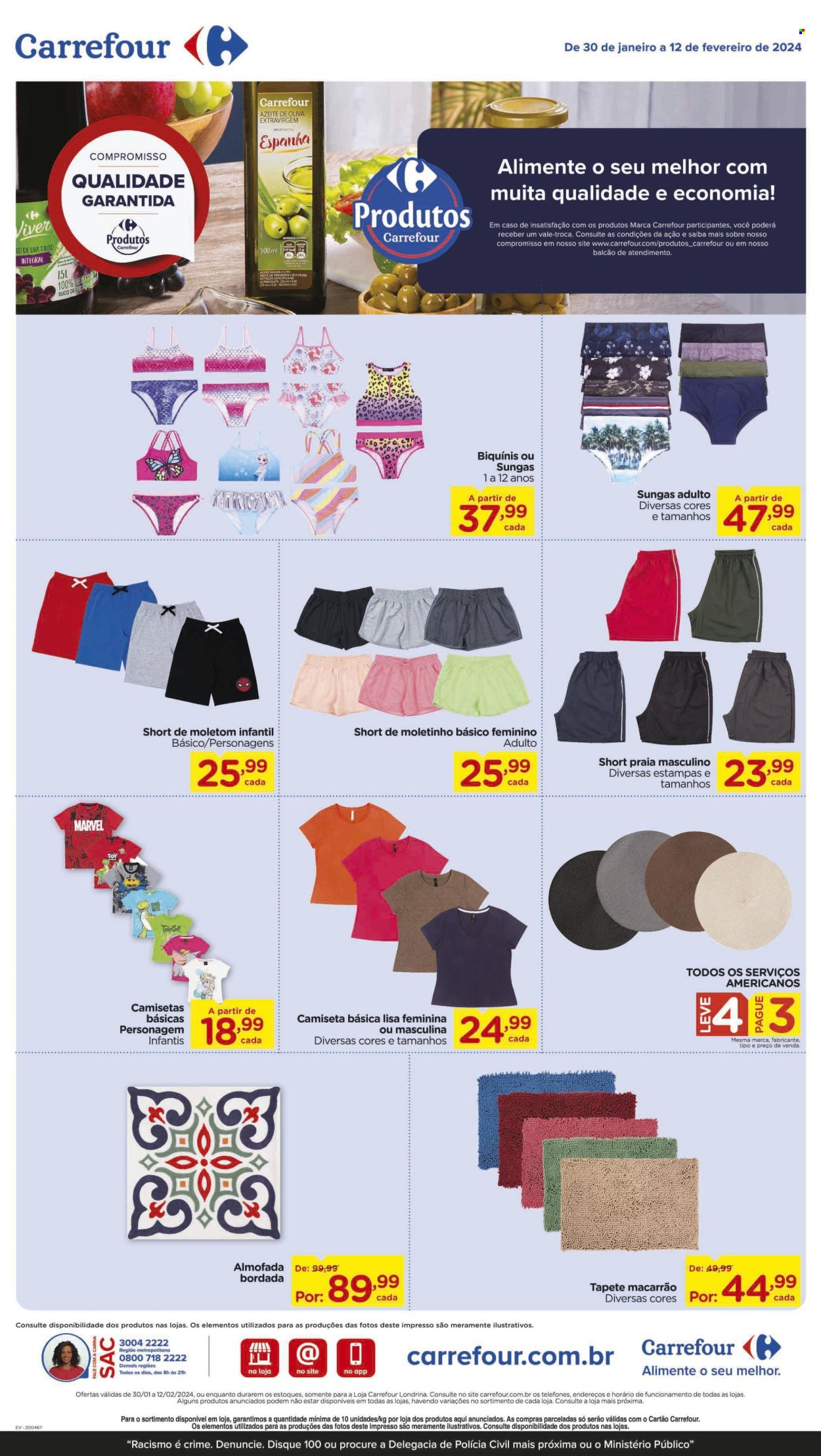 Folheto Carrefour Hiper - 30/01/2024 - 05/02/2024. Página 12