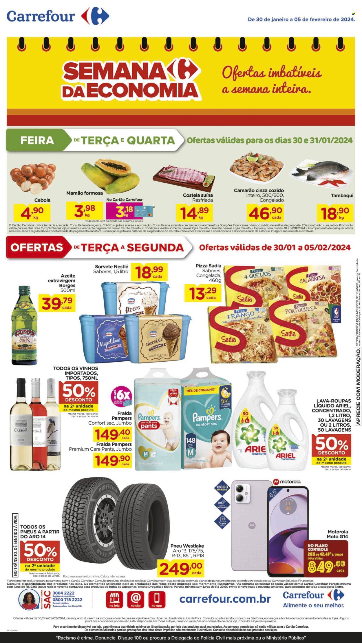 Folheto Carrefour Hiper - 30/01/2024 - 05/02/2024. Página 1