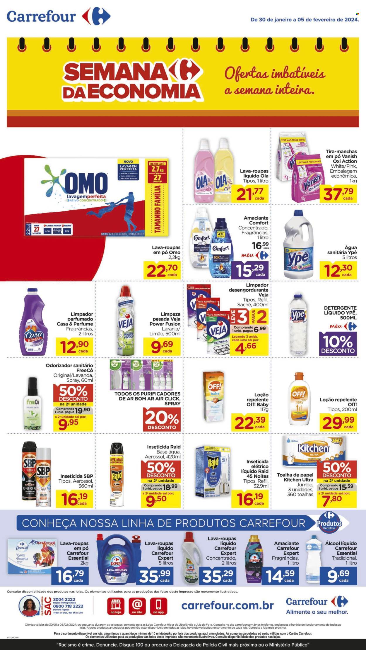 Folheto Carrefour Hiper - 30/01/2024 - 05/02/2024. Página 7