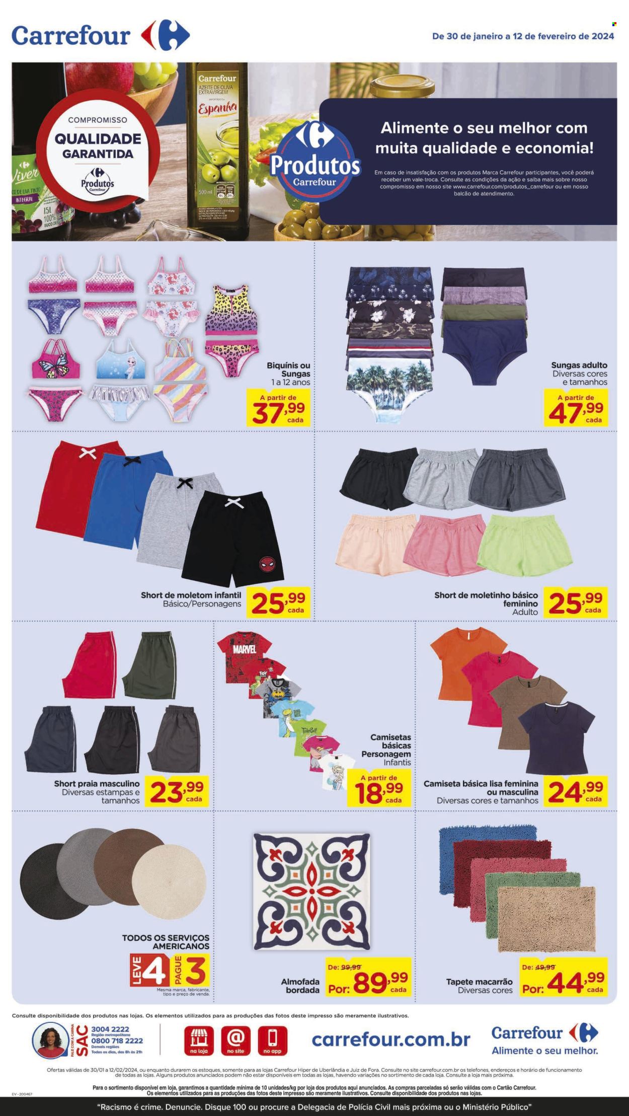 Folheto Carrefour Hiper - 30/01/2024 - 05/02/2024. Página 12
