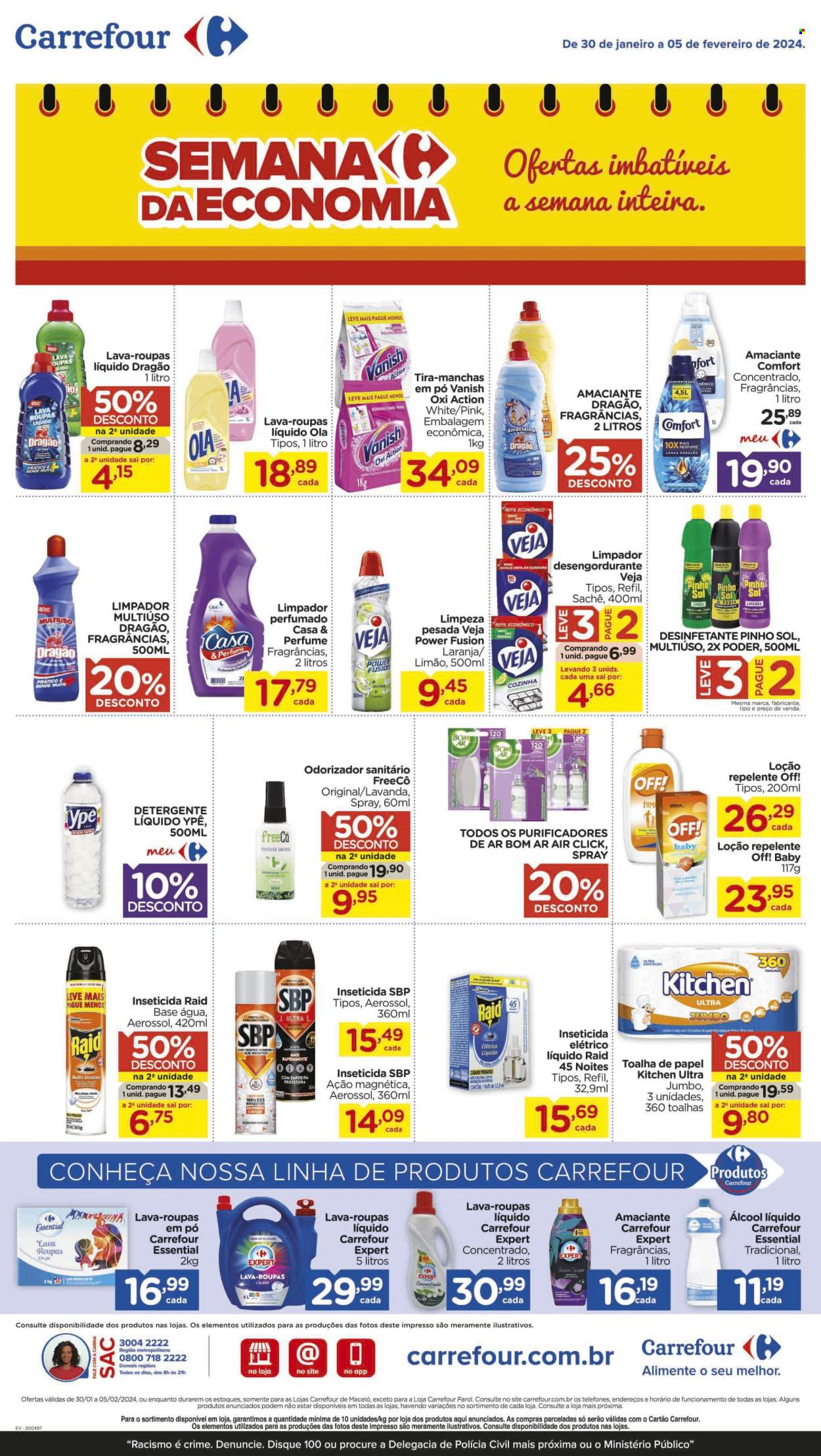 Folheto Carrefour Hiper - 30/01/2024 - 05/02/2024. Página 7