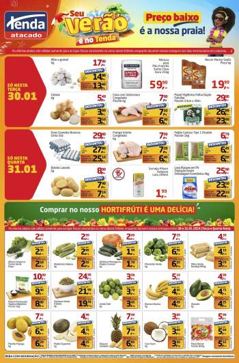 Folheto Tenda Atacado - 30/01/2024 - 31/01/2024.