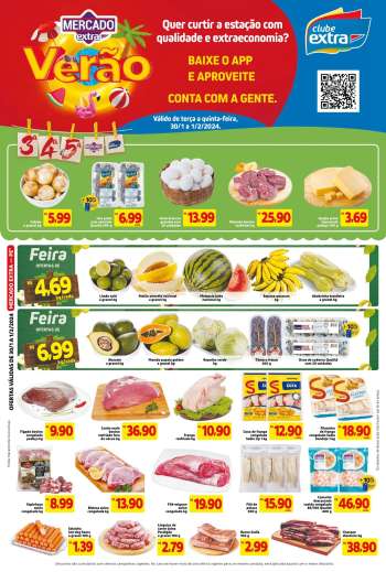 Folheto Mercado Extra - 30/01/2024 - 01/02/2024.