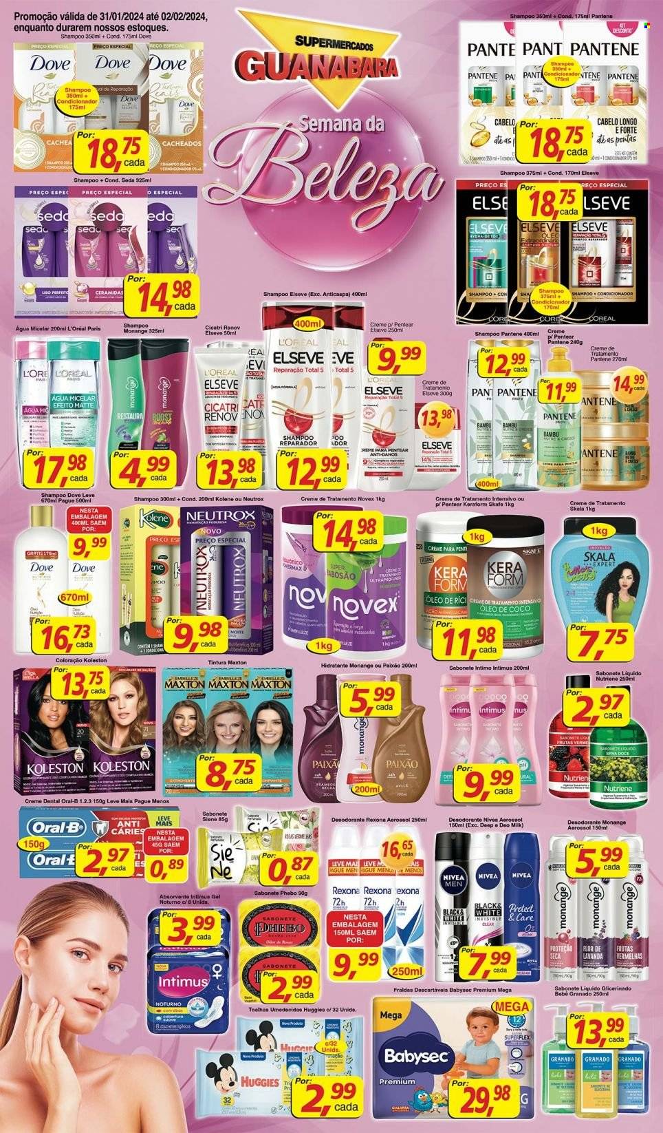 Folheto Supermercados Guanabara - 31/01/2024 - 02/02/2024. Página 1