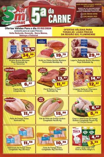 Folheto Rede Supermarket - 01/02/2024 - 01/02/2024.