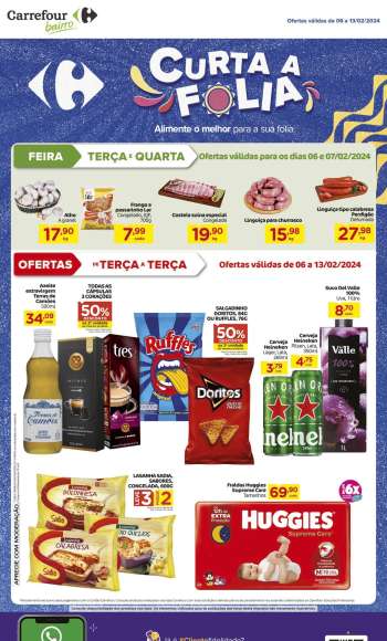 Folheto Carrefour Bairro - 06/02/2024 - 13/02/2024.